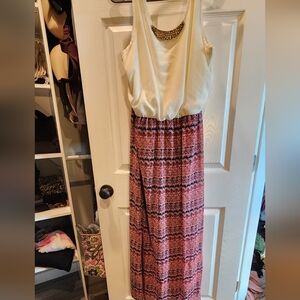 Long multicolor maxi dress